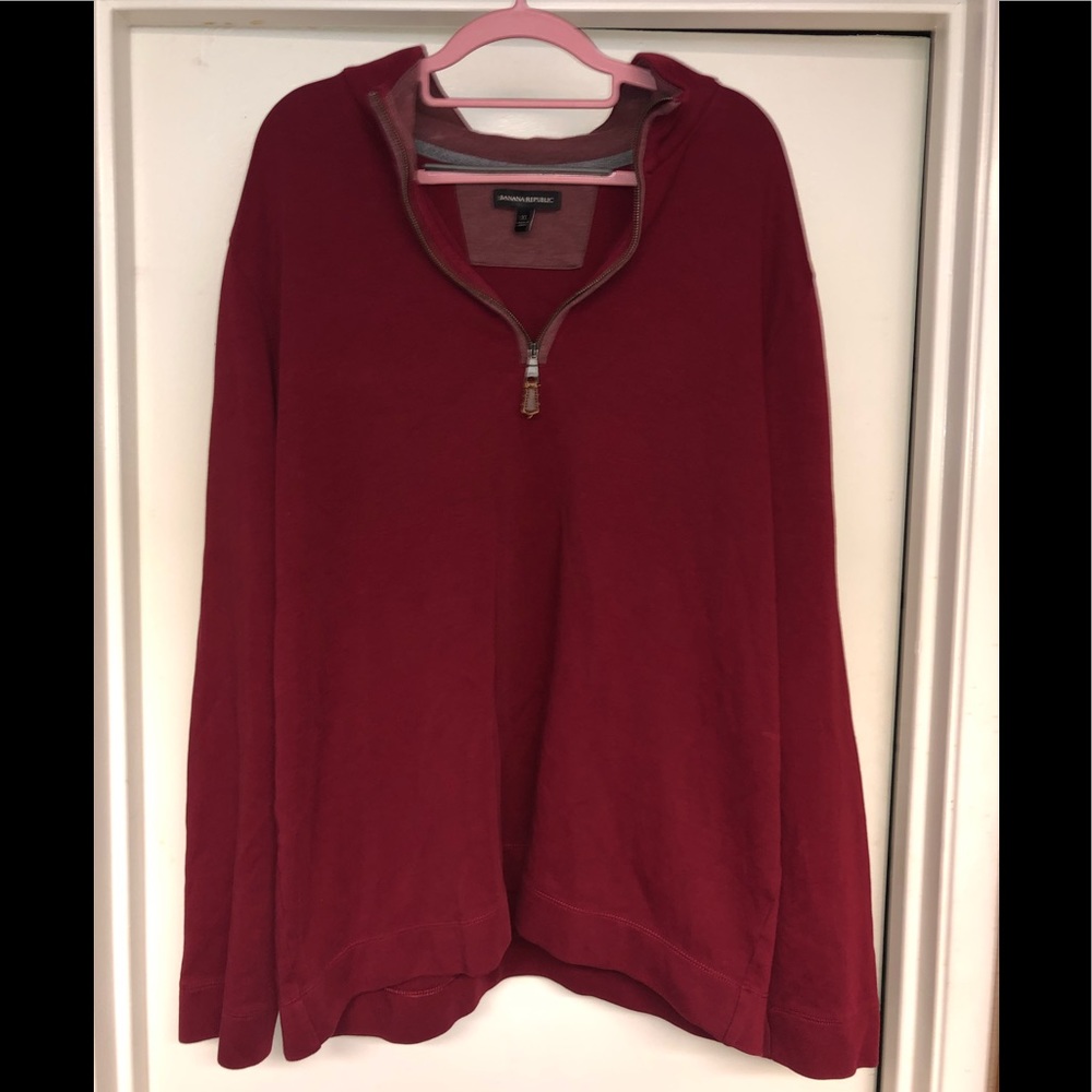 Banana republic zip long sleeve.